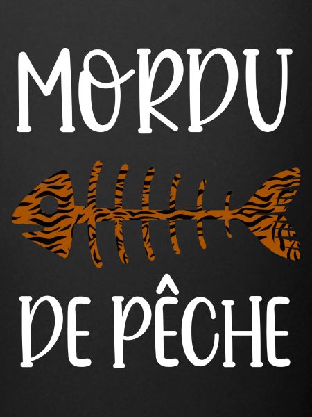 mordu de pêche