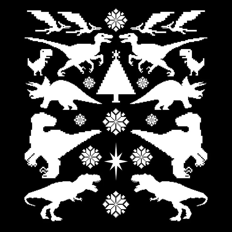 Dinosaures Pull de Noël moche