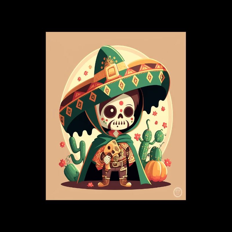 Cinco De Mayo Costume Sugar Skull Mexican Boy