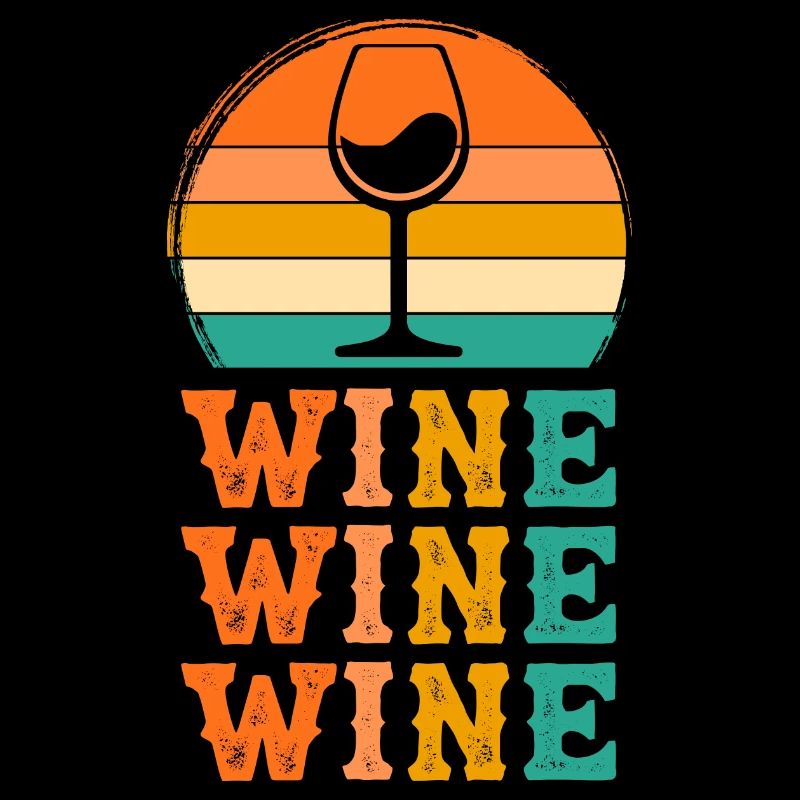 Wein Retro-Design Wein Geschenk