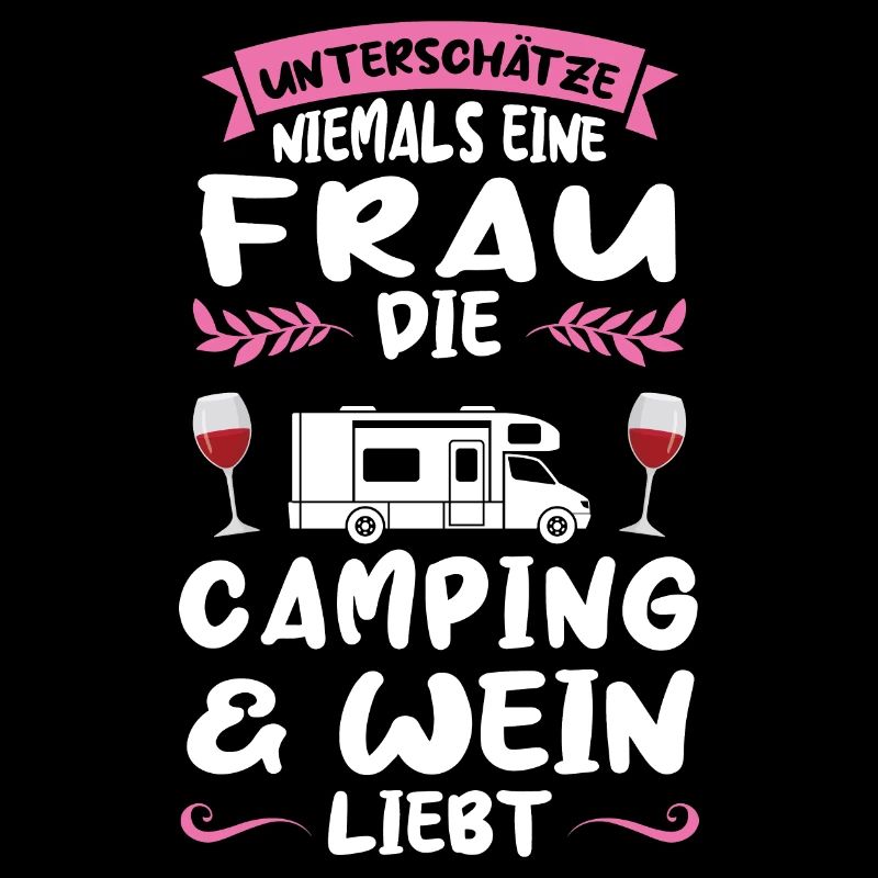 Campen Wein Campingplatz Geschenk