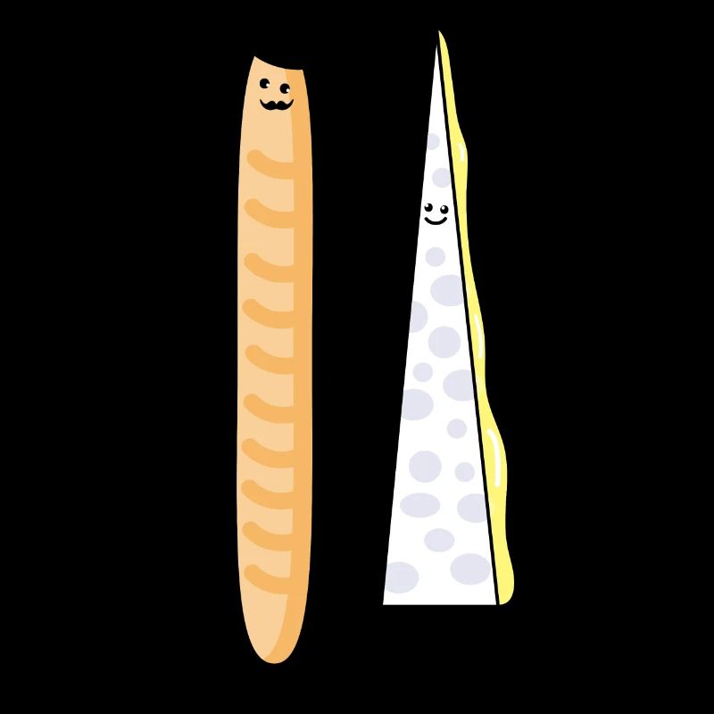 Baguette und Brie