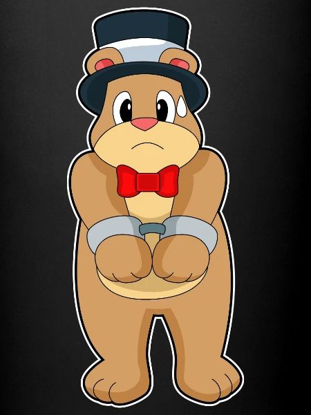 Bear Groom Menottes Mariage