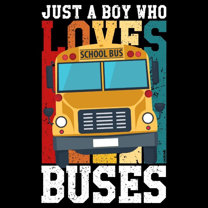 Vintage Just a boy who loves Buses