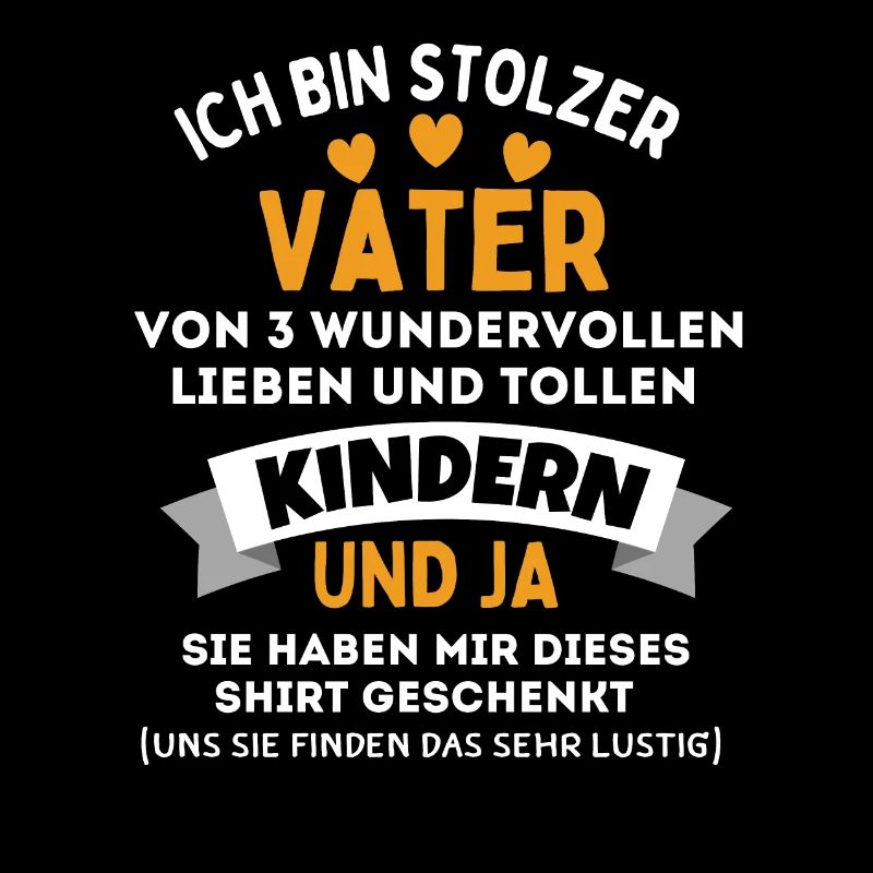 Kinder Papa Stolzer Vater Vatertag Geschenk Papa