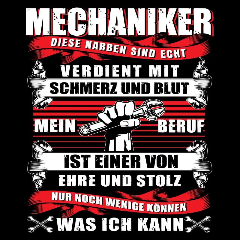Mechaniker Diese Narben sind echt Verdient