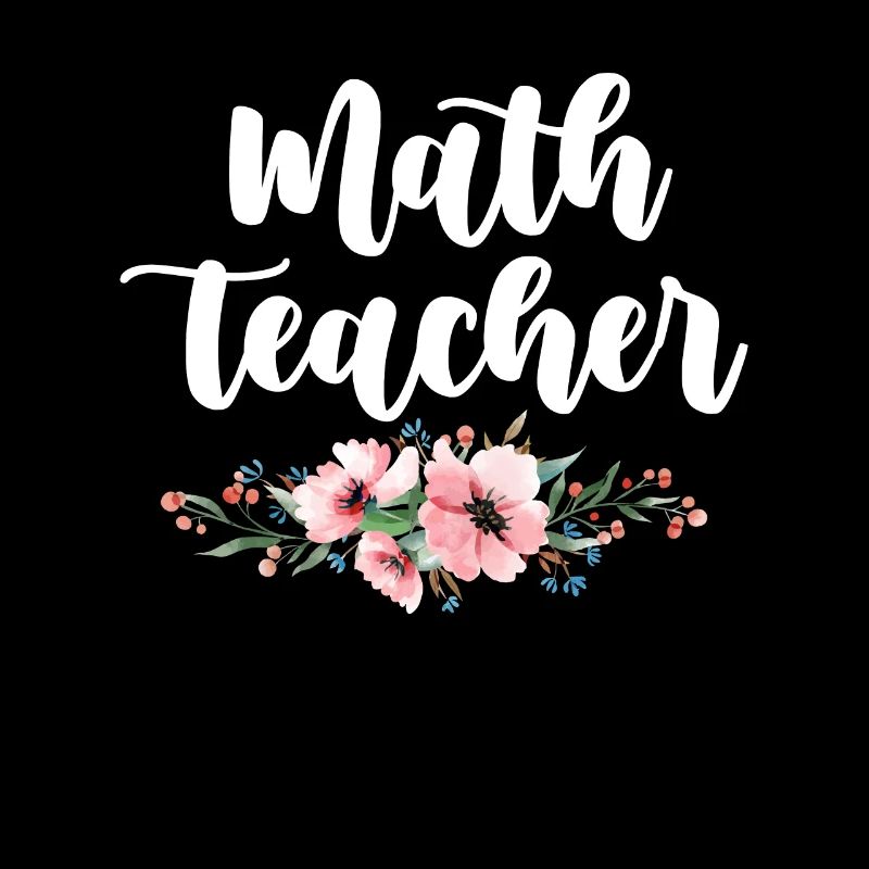 Floral Math Teacher Cute Math Teaching