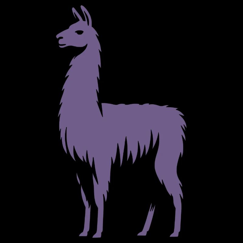 Silhouette de lama