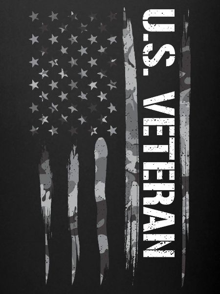 Vétéran américain - Drapeau américain