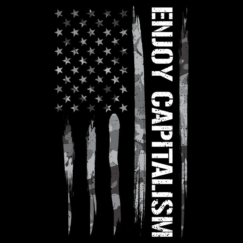 Profitez du capitalisme - Drapeau américain