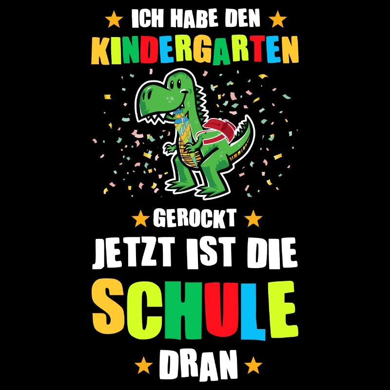 Schulkind Dino Schulbeginn Geschenk