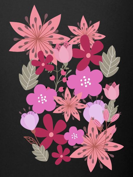 fleurs, fleurs, printemps, fleurs