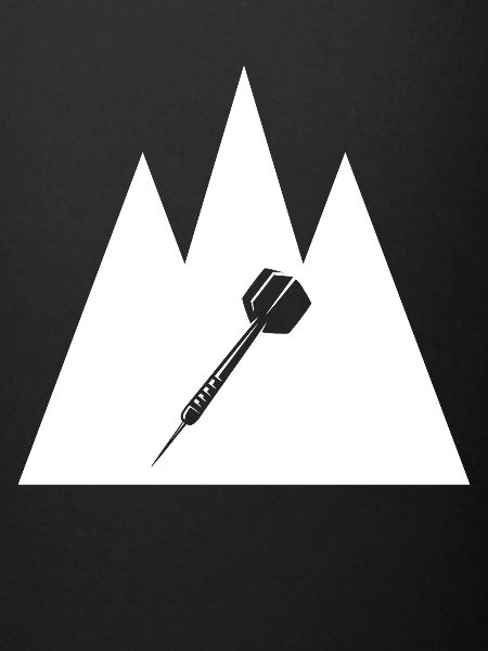 Triangle triple - fléchette -