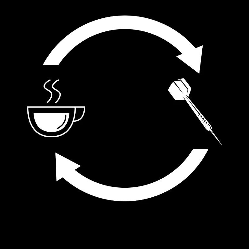 Laden der Pfeile - Kaffee - Dart -