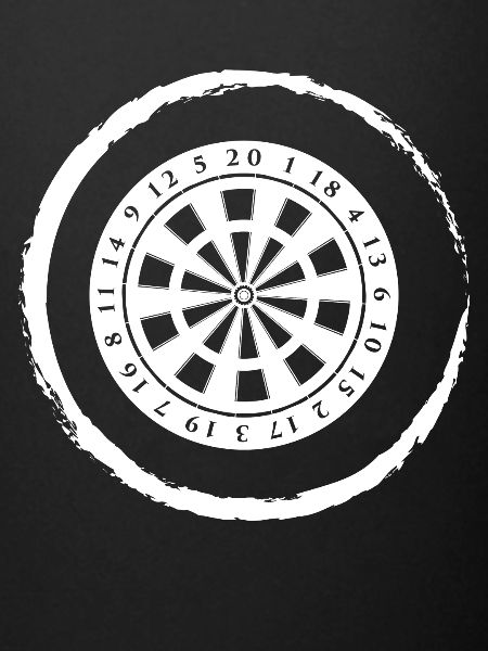 Grunge Circle - Dartboard -