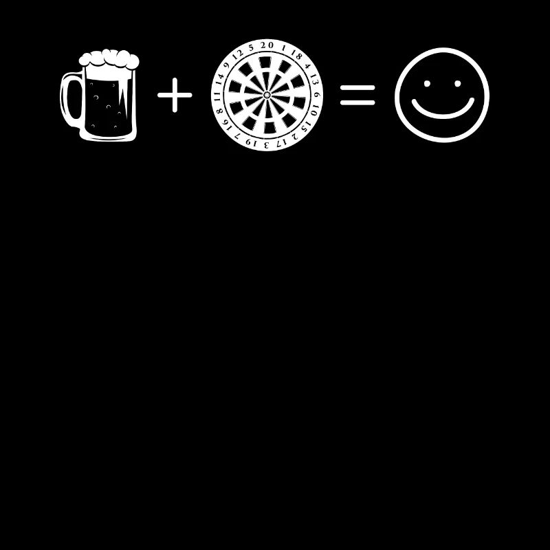 Beer - Smiling Face - Dartboard -