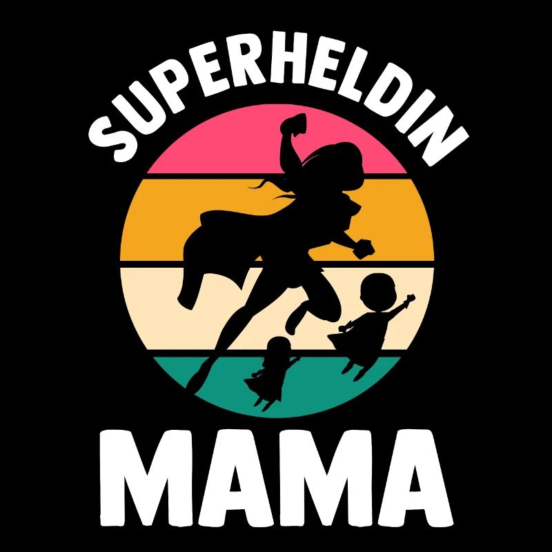 Mutter Superheldin Mama