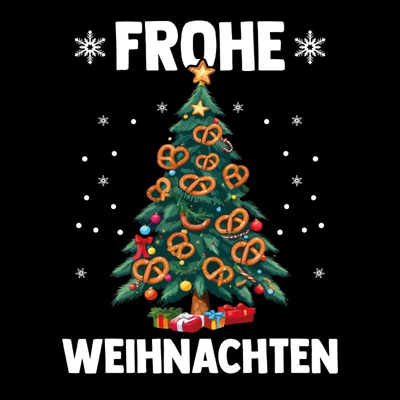 Joyeux Noël Bretzels Arbre de Noël