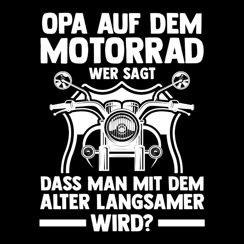 Papi Moto Grand-père Motard