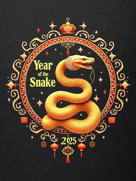 Chine heureuse - Serpent 2025