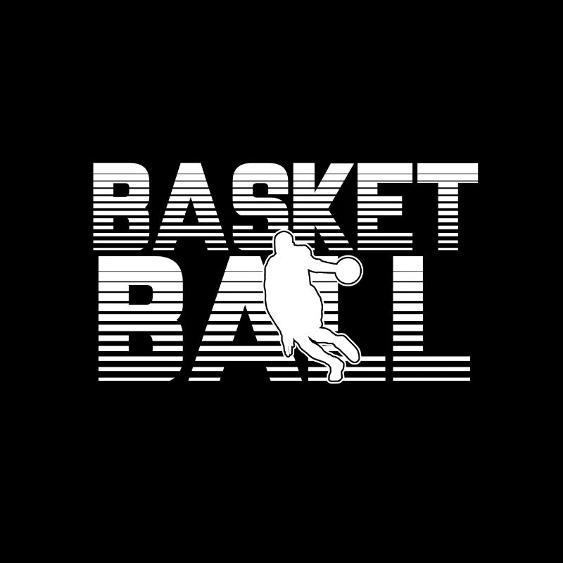 Conception de basket-ball avec des joueurs de basket