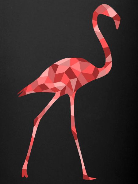Flamant cubiste