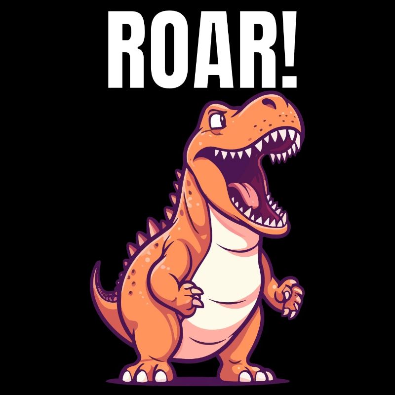 Brüllendes T-Rex-Hemd