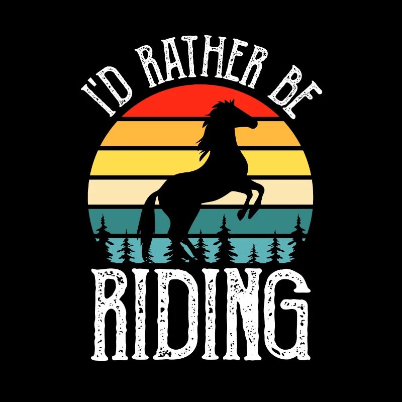 Je préfère monter à cheval Équitation