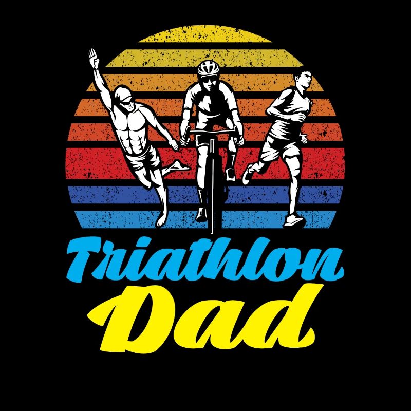 Triathlon Dad for Triathletes Fathers Men