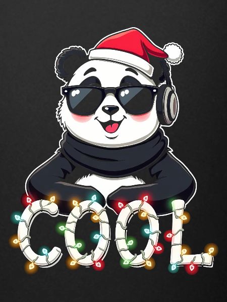 Noël panda cool