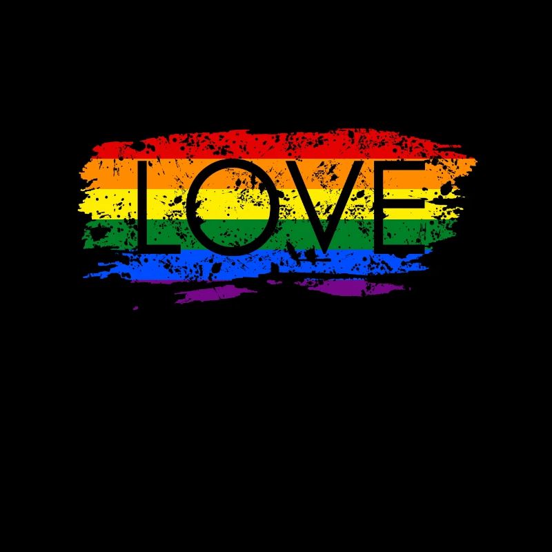 Fierté LGBTQ Amour arc-en-ciel