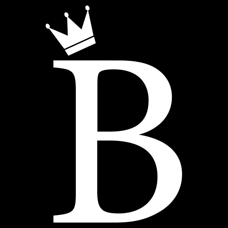 B Couronne monogrammée