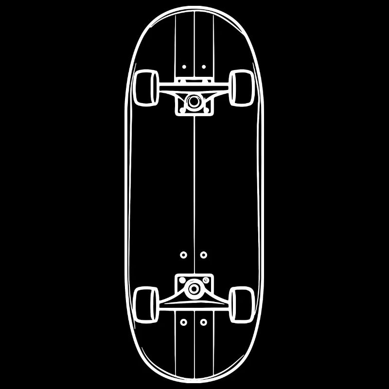 Skateboard Zeichnung