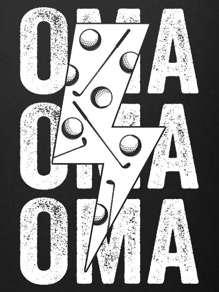 Golfspieler Oma Golf