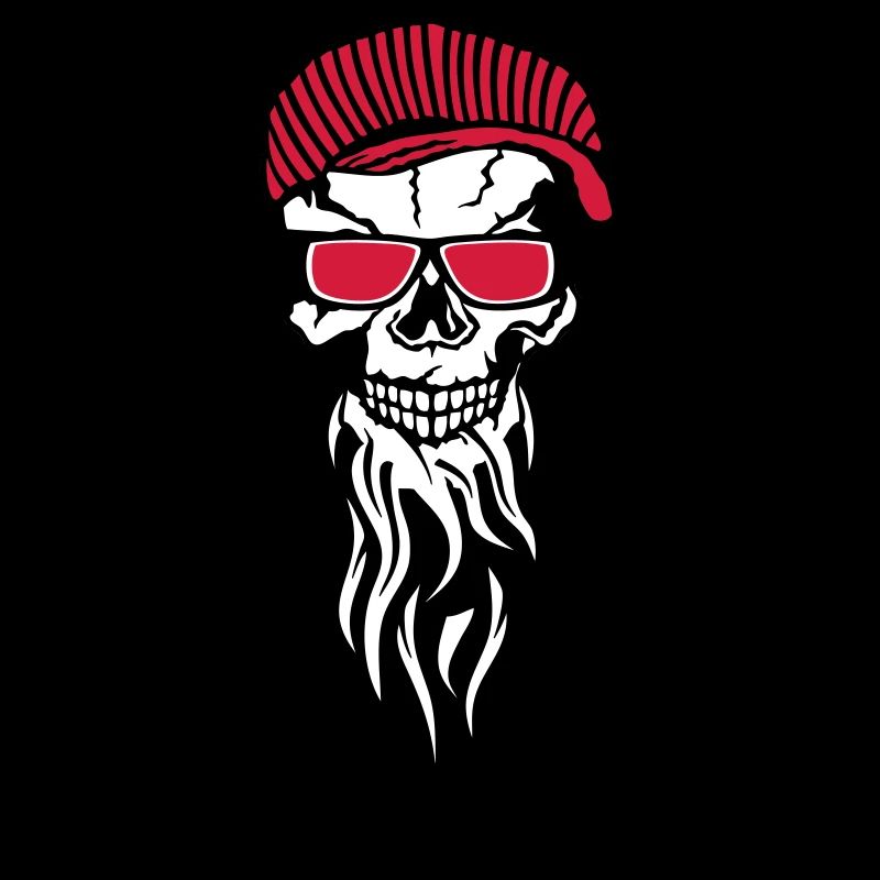 Totenkopf-Totenkopf-Kranichkappe 1511