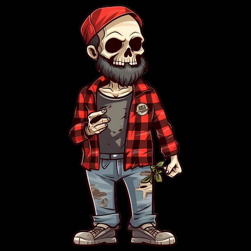Squelette hipster