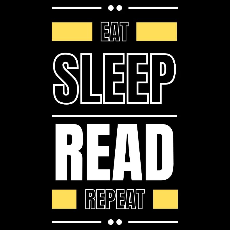 manger dormir lire répéter l’idée cadeau lire le slogan