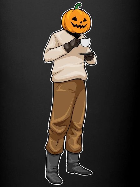 Jack O'Lantern Halloween Kaffee