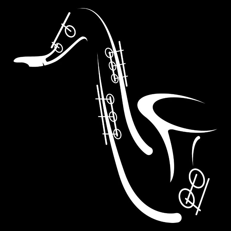 Dessin de saxophone
