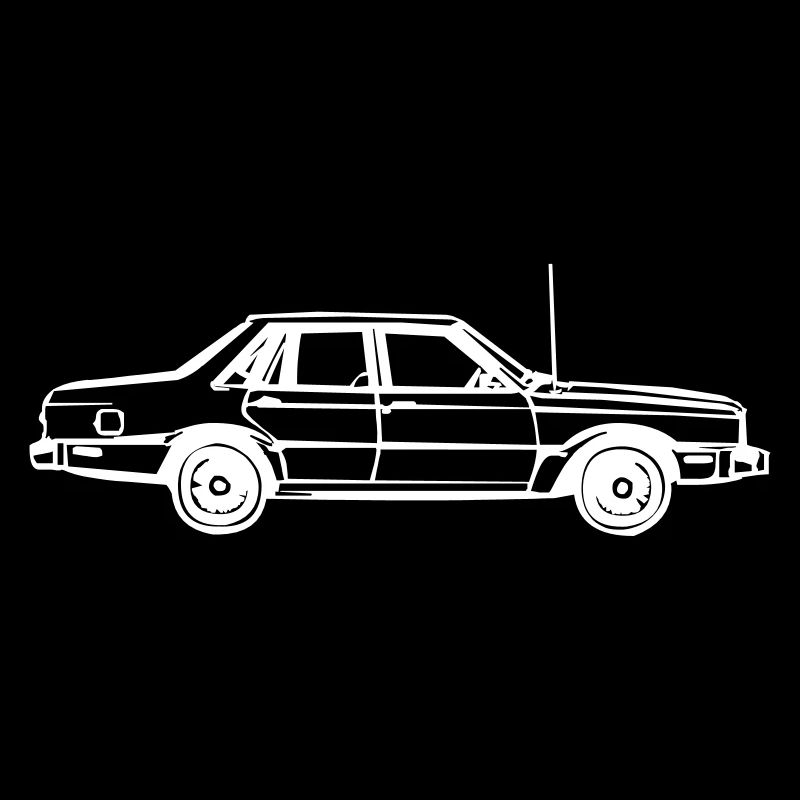Voiture avec une antenne
