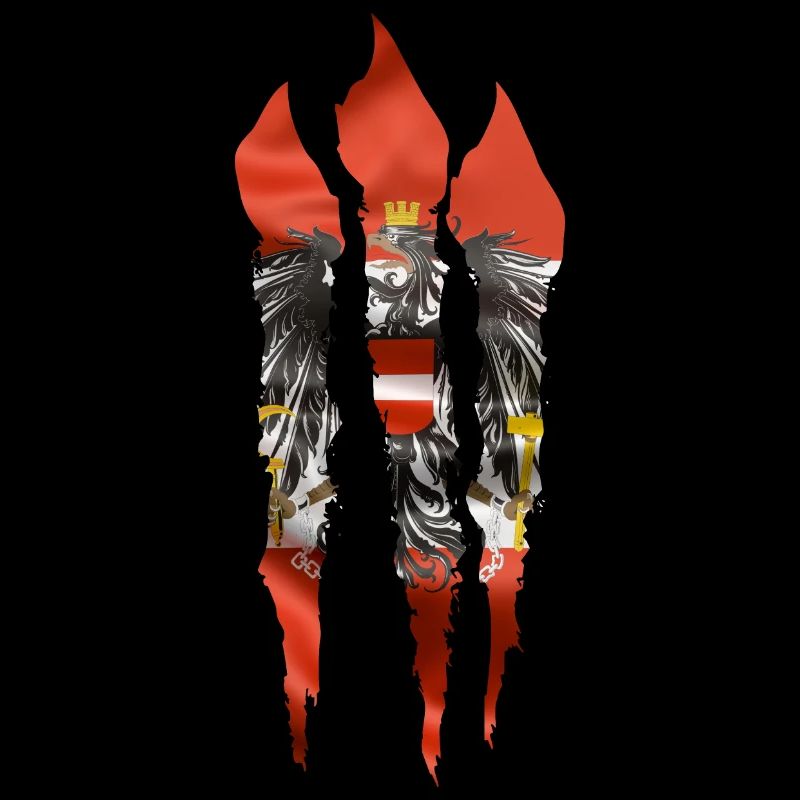 Austria Flag Austria Austrian Flag AT