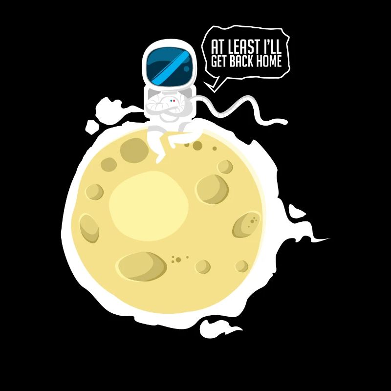 Astronaut Moon Saying Comic Space Space All