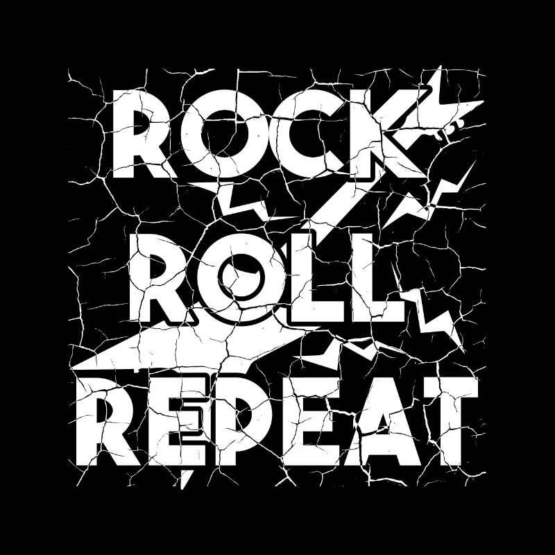 Rock, Roll, Repeat super Geschenkidee für Freunde