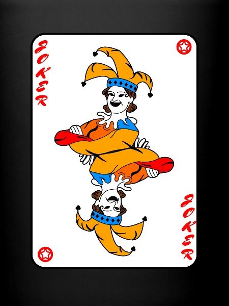 Joker playing card