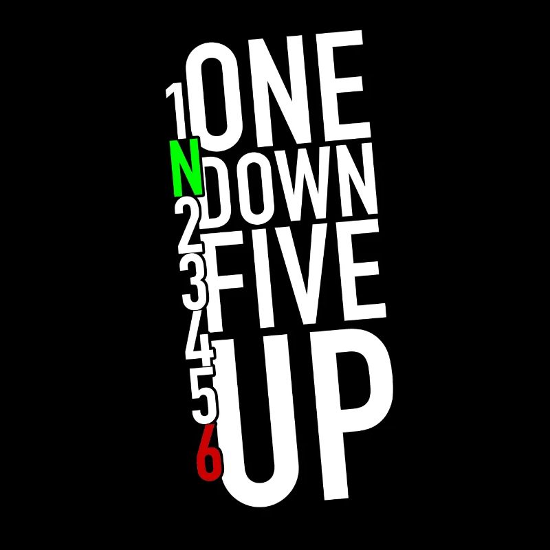One down five up - 1N23456
