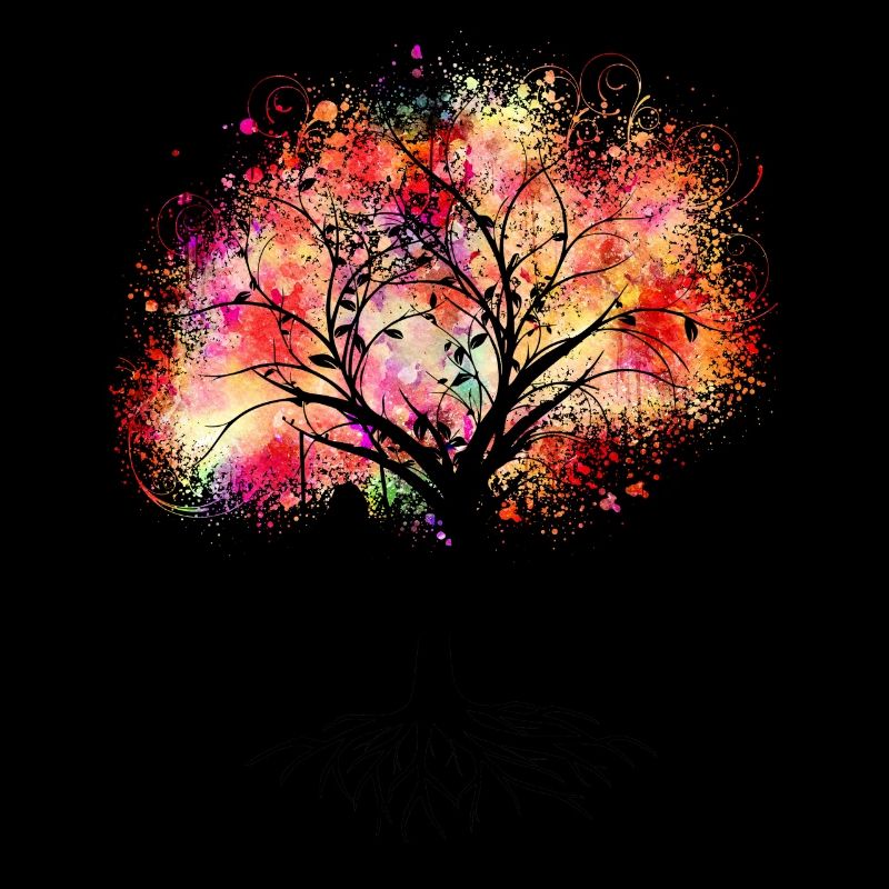 Bunter Baum