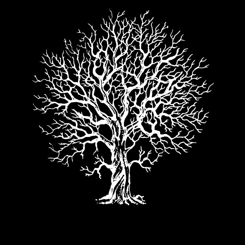 Tree oak forest nature lover branches gift
