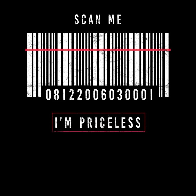 Say funny party gift bar code irony