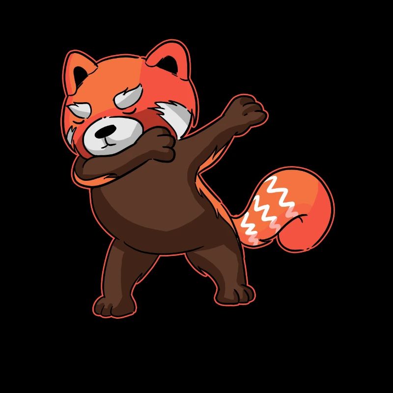 Funny Dabbing Red Panda Dab Dance Gift