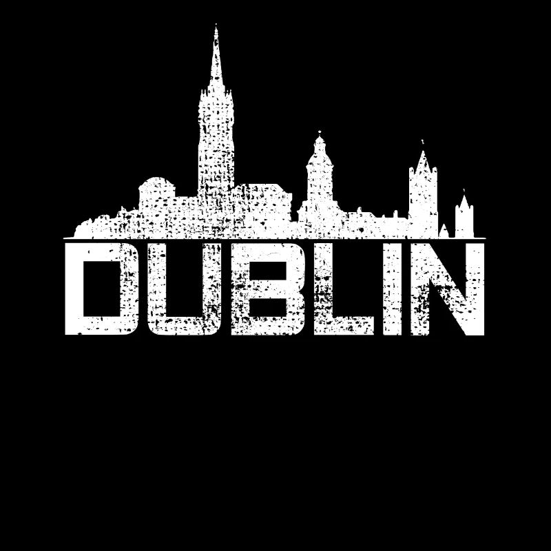 Skyline de Dublin Vintage